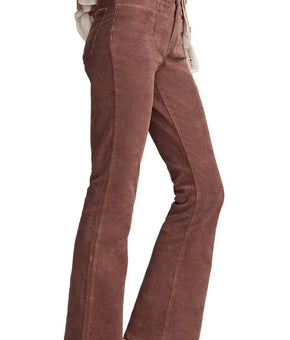 Lucky Brand Stevie High-Rise Corduroy Flare Pants Size 16/33 Huckleberry $109