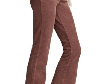 Lucky Brand Stevie High-Rise Corduroy Flare Pants Size 16/33 Huckleberry $109