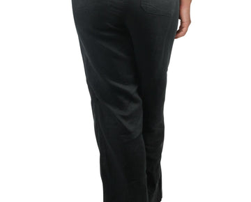 Lauren Ralph Lauren Womens Plus Jovonie Linen Wide Leg Pants Black Size 18W