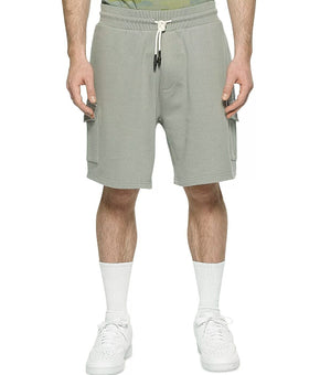 ELEVEN PARIS Men's Drawstring Cargo Shorts Green Size S MSRP $78