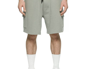 ELEVEN PARIS Men's Drawstring Cargo Shorts Green Size S MSRP $78