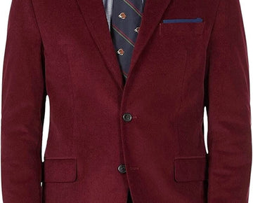 Ralph Lauren Mens Sports Coat Corduroy Wine Size 40 Short MSRP $295