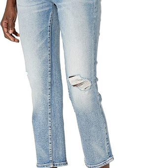 Lucky Brand Womens High Rise Zoe Straight Crop Jean Blue Size 25W x 26L MSRP $90