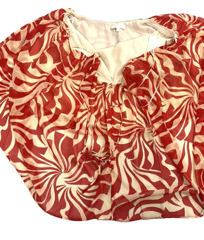 Parker Womens The Adi Rich Red Top Size M MSRP $89