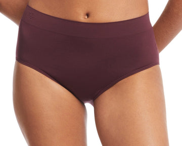 Lauren Ralph Lauren High-Rise Brief Underwear 4L0012 Purple Wine Size S
