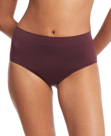 Lauren Ralph Lauren High-Rise Brief Underwear 4L0012 Purple Wine Size M
