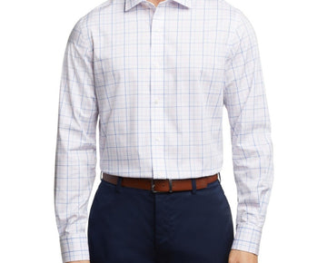 Tommy Hilfiger Slim Fit Stretch Twill Dress Shirt White Size 15x34/35 MSRP $85