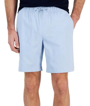 Alfani Mens Drawstring Pockets Casual Shorts Blue Size L