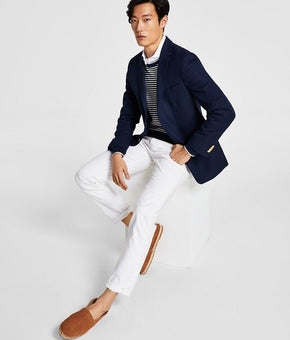 Tommy Hilfiger Mens Modern Fit Navy Sport Coat Size 40R