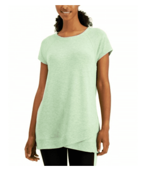 Ideology Womens Short-Sleeve T-Shirt,Pistachio Od, Green Size M