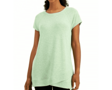 Ideology Womens Short-Sleeve T-Shirt,Pistachio Od, Green Size M