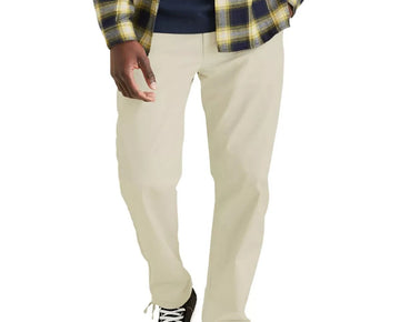 DOCKERS Men's Mobile Pants Ivory Size 36X32 MSRP $88