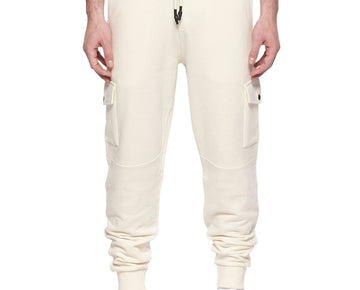 ELEVEN PARIS Men's Cargo Jogger Pants Ivory Size L MSRP $125