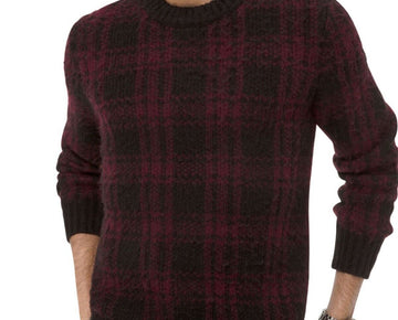 Michael Kors Mens Black Crew Neck Pullover Sweater black Size L MSRP $228