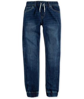Levi's Boys' Dobby Jogger Jeans Big Boys Size S Blue