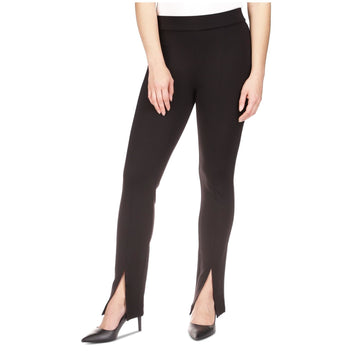 Michael Kors Womens Split Hem Casual Leggings, Black, Petite, Size P/PS
