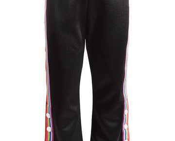 Ideology Toddler & Little Girls Rainbow-Stripe Track Pants Black Size M 10/12