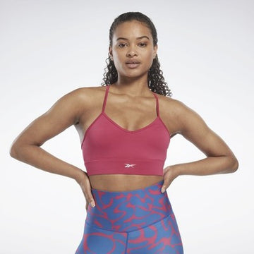 Reebok Women's Workout Ready Sports Bra Pink Size S