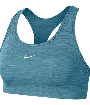 Nike Women Swoosh Medium Padded Racerback Sports Bra Size XS Blue