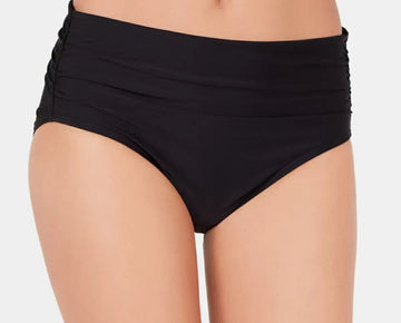 CALVIN KLEIN Convertible Bikini Bottoms Black Size L MSRP $56