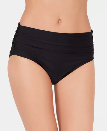 CALVIN KLEIN Convertible Bikini Bottoms Black Size L MSRP $56