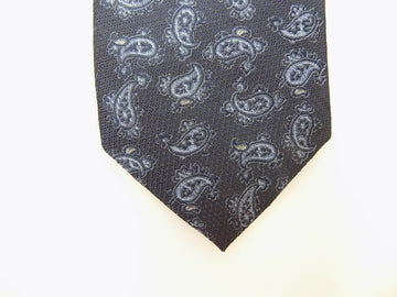 Bloomingdale's Mens Silk Professional Neck Tie Blue Navy MSRP $59