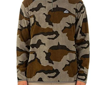 Hurley Men's Mesa Windchill 1/4 Zip Olive Size S