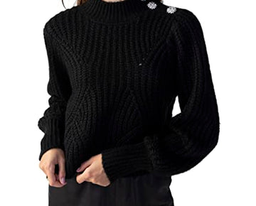 Sanctuary Gemstone Sweater Black Size S (US 4-6)
