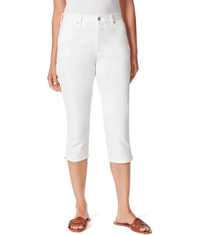 Gloria Vanderbilt Amanda Capris Pants tapered cut White Size 14