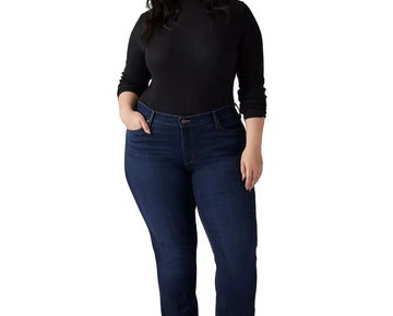 Levi's Trendy Plus Size 22W Classic Straight Leg Jeans Blue MSRP $60
