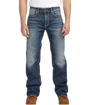 Silver Jeans Co. Men's Craig Classic Fit Bootcut Jeans, Waist Sizes 30-42