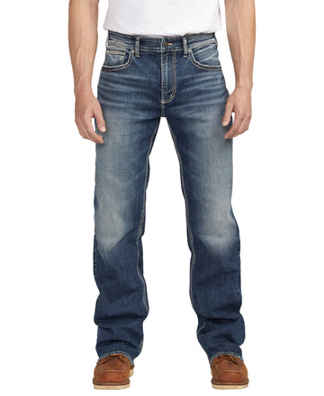 Silver Jeans Co. Men's Craig Classic Fit Bootcut Jeans, Waist Sizes 30-42