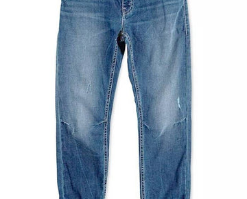 Levi's Big Boys Knit Denim Joggers Blue Size S (8-10) MSRP $48