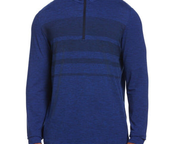 PGA Tour Mens Performance Stret 1/4 Zipt Pullover Top Blue Size XXL MSRP $70