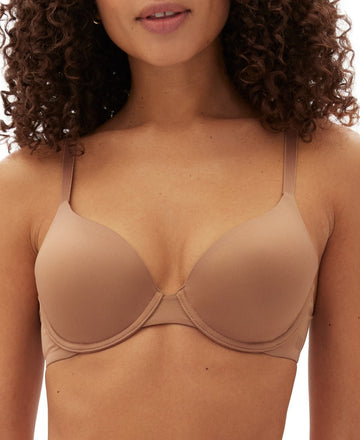 GAP GapBody Everyday Essentials T-Shirt Bra GPW00351 Beige Size 34B MSRP $43