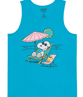 Hybrid Men Regular fit Sleeveless T-Shirt Shirt Small Blue Solid