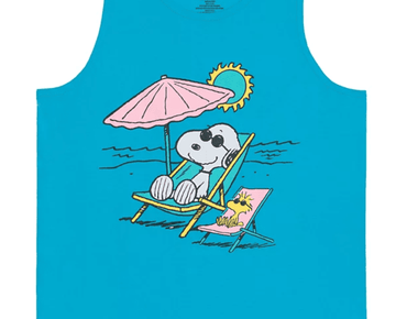 Hybrid Men Regular fit Sleeveless T-Shirt Shirt Small Blue Solid