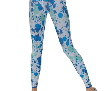 Cor by Ultracor Women's Splash Leggings Blue Size XL MSRP $118
