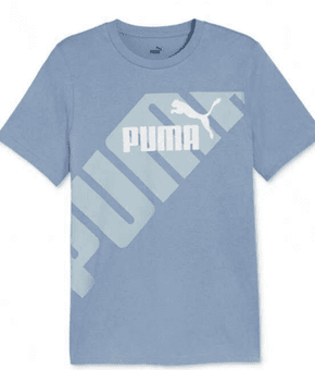 Puma Men Regular fit Short Sleeve T-Shirt Shirt Size L Blue Solid