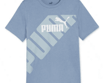 Puma Men Regular fit Short Sleeve T-Shirt Shirt Size L Blue Solid