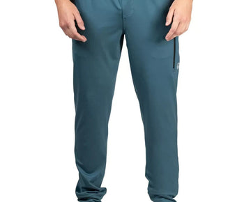 NATORI Men's Rumi Modern-Fit Stretch Pajama Joggers Green/Blue Size L MSRP $84