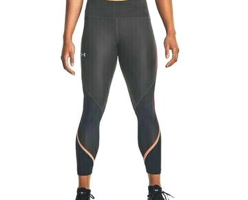 Under Armour Womens Fly Fast Mesh Panel Leggings Charcoal gray Size S MSRP $60