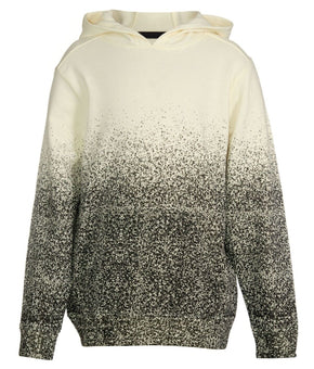 Univibe Big Boys Wolf Fleece Hoodie Cream Black Size XL MSRP $42