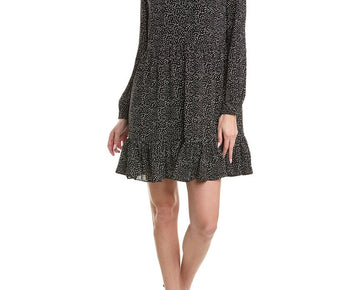 Vince Camuto womens Babydoll Dress, Size M, Black