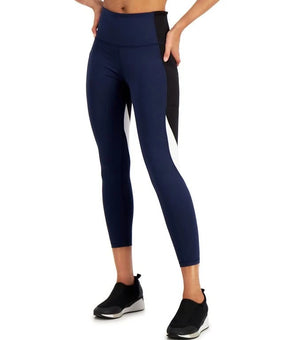 Ideology NWT Women's Colorblock 7/8 Leggings (Indigo Sea) Navy Blue Size M