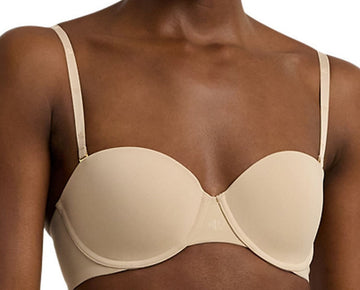 Women's Luxe Smoothing Convertible Strapless Bra 4L0056 Beige Size 36DD MSRP $68