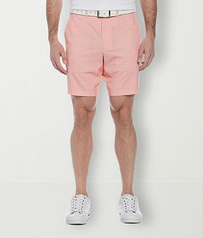 Pga Tour Mens Regular fit Golf Shorts Size 44 R Pink Plaid