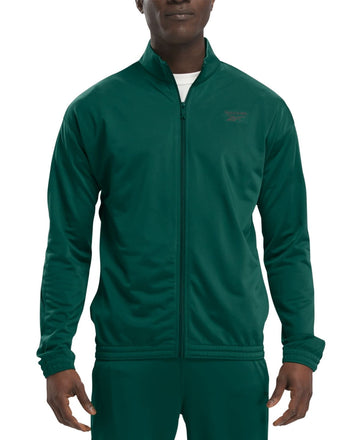 Reebok Men Regular fit Track Jacket Coat XL Green Solid Full Zip