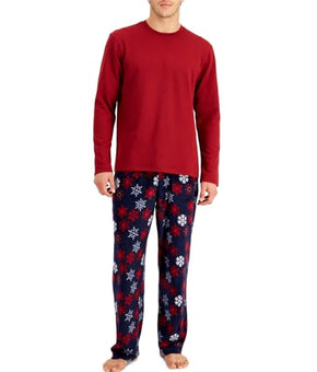 Club Room Mens 2PC Comfy Pant Set Red Size M
