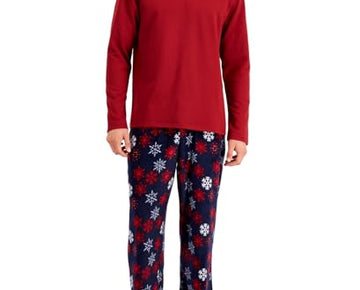 Club Room Mens 2PC Comfy Pant Set Red Size M